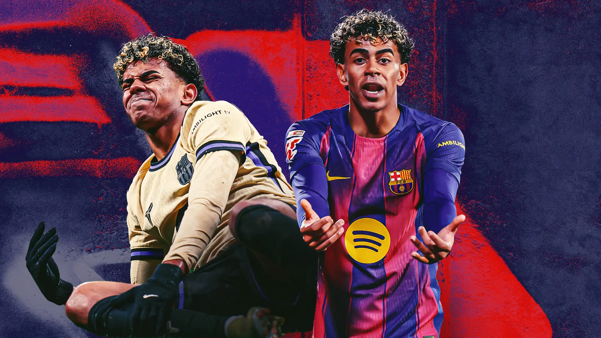 Lamine Yamal tỏ ra mệt mỏi trong màu áo Barcelona mùa giải 2025-26 Bong88VIP