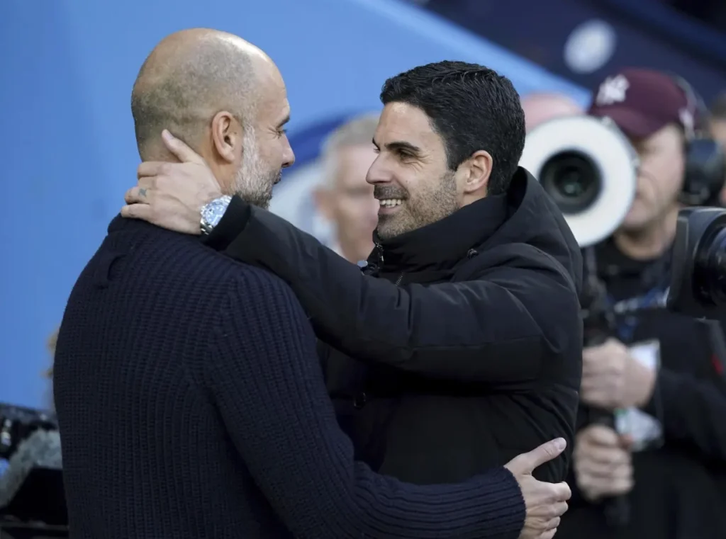 Arteta và Guardiola tại Wembley Bong88VIP