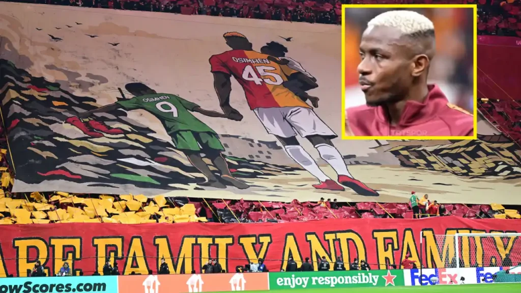 CĐV Galatasaray khiến Victor Osimhen bật khóc trước trận gặp Liverpool